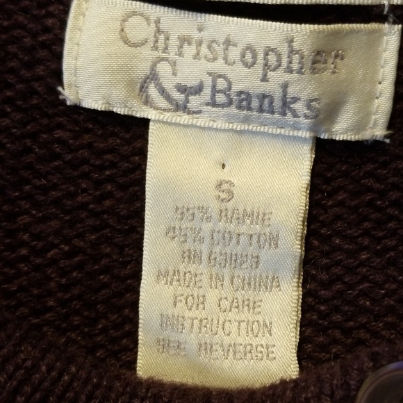 Christopher & Banks Button Front Sweater👚 - Picture 5 of 6